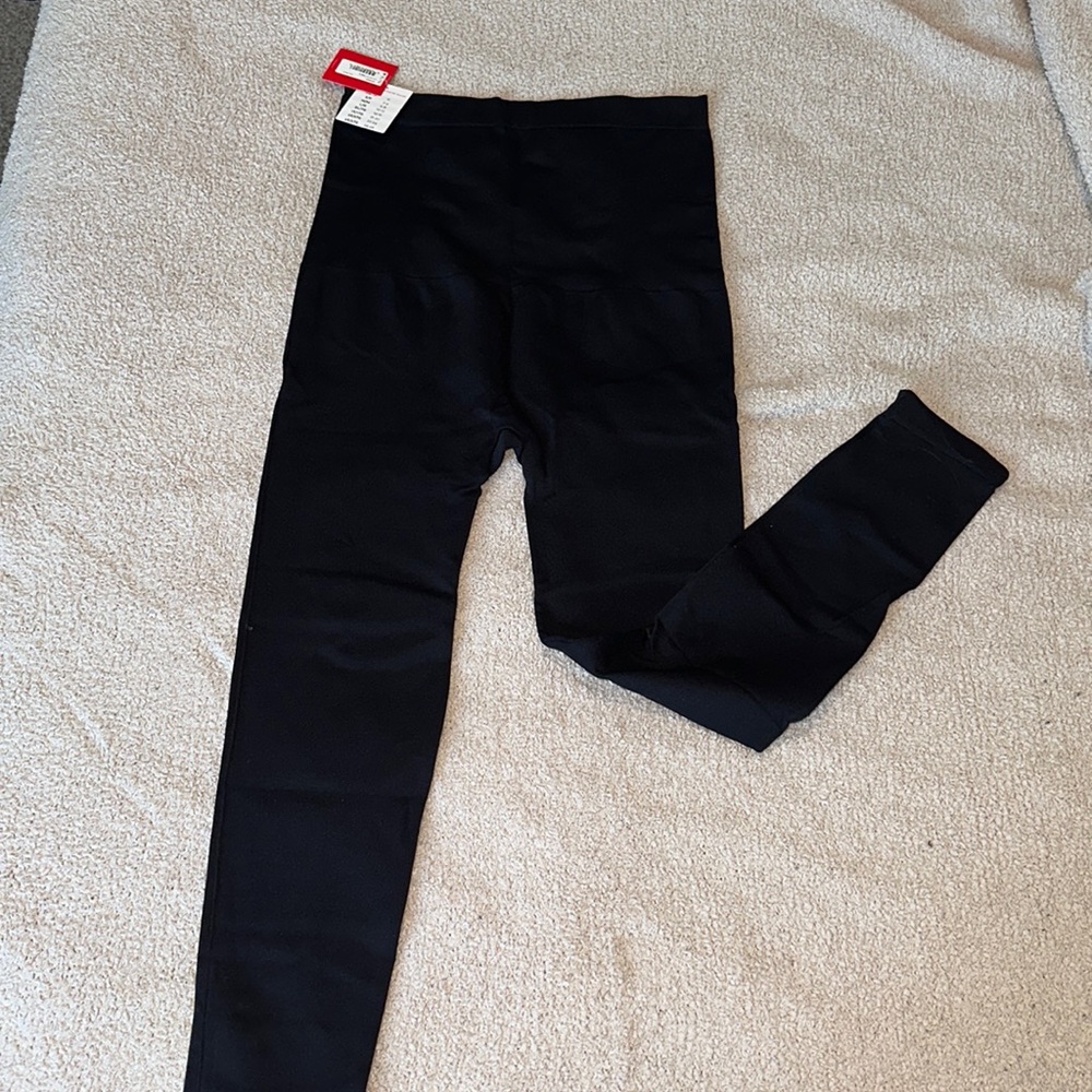 Spanx Very Black High-Waisted Leggings